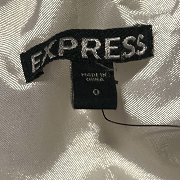 Express Women Dress 0 White Tank Floral Mini Eyelet Embroidered MSRP $88 NWT - Picture 5 of 11